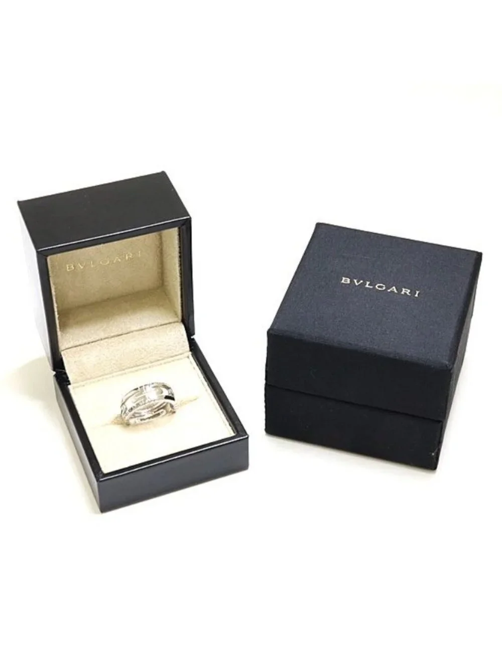 Bvlgari Parentesi Ring 18K White Gold 56